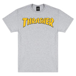 Thrasher Cover Logo T-Shirt - Ash Grey