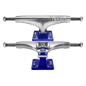 Thunder 148 Team Joseph Campos Menace Inverted Skateboard Trucks (Pair) - Polished/Blue - Skateboard Trucks by Thunder 148mm