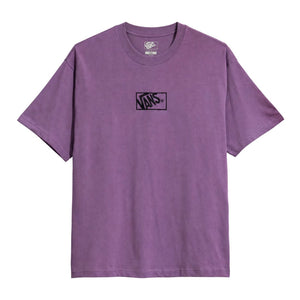 Vans Blocked Box Loose Fit T-Shirt - Prism Purple - Mens Graphic T-Shirt by Vans
