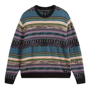 Vans Boyer Crew Sweater - Black/Stargazer - Mens Knitwear by Vans