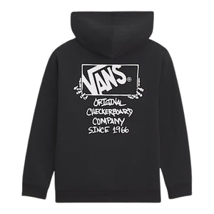 Vans Boys Framework Zip Up Hoodie - Black - Boys Zip Up Hoodie by Vans