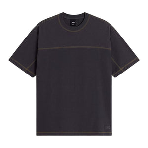 Vans Contrast Stitch Loose T-Shirt - Charcoal - Mens Graphic T-Shirt by Vans