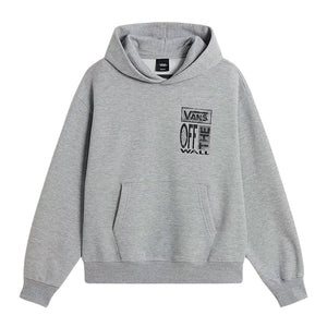 Vans Cut And Paste Pullover Hood - Cement Heather - Mens Pullover Hoodie by Vans