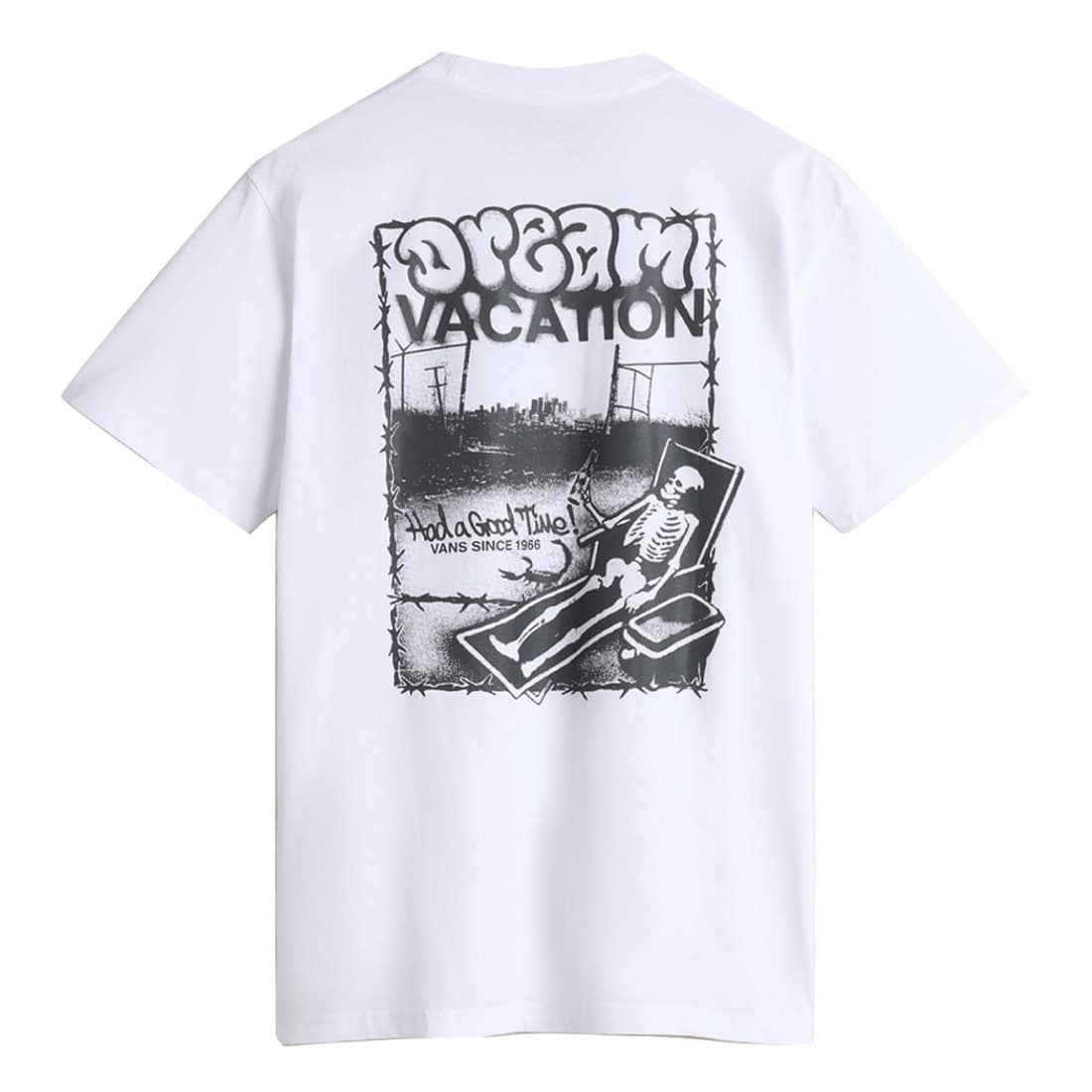 Vans Good Times T-Shirt - White - Mens Graphic T-Shirt by Vans