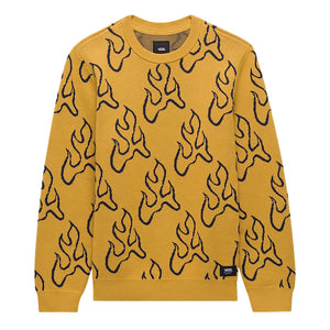 Vans Kids Blaze Crew - Harvest Gold - Boys Knitwear by Vans