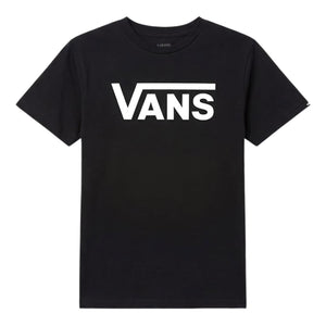 Vans Kids Classic Drop V Boys T-Shirt - Black/White - Boys Skate Brand T-Shirt by Vans