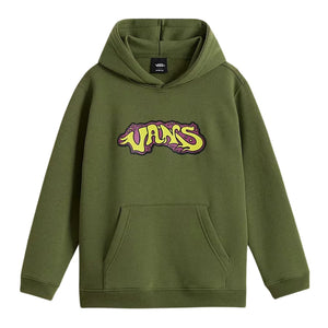 Vans Kids Cruiser Hoodie - Green Balsam - Boys Pullover Hoodie by Vans
