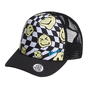 Vans Kids Twisted Vans Trucker Cap - Black - Boys Snapback Cap by Vans One Size