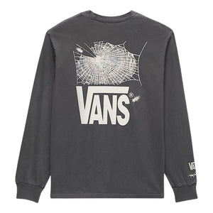 Vans MTE Fly In The Web Long Sleeve T-Shirt - Black - Mens Graphic T-Shirt by Vans