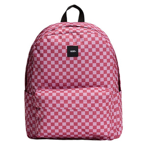 Vans Old Skool Check Backpack - Mauvewood - Backpack by Vans One Size