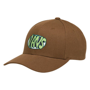 Vans Quick Hit Structured Jockey Hat Cap - Coffee Liqueur - Snapback Cap by Vans One Size