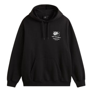 Vans Stockpile Pullover Hoodie - Black/White - Mens Pullover Hoodie by Vans