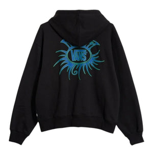 Vans Torched Full Zip Hoodie - Black - Mens Zip Up Hoodie by Vans
