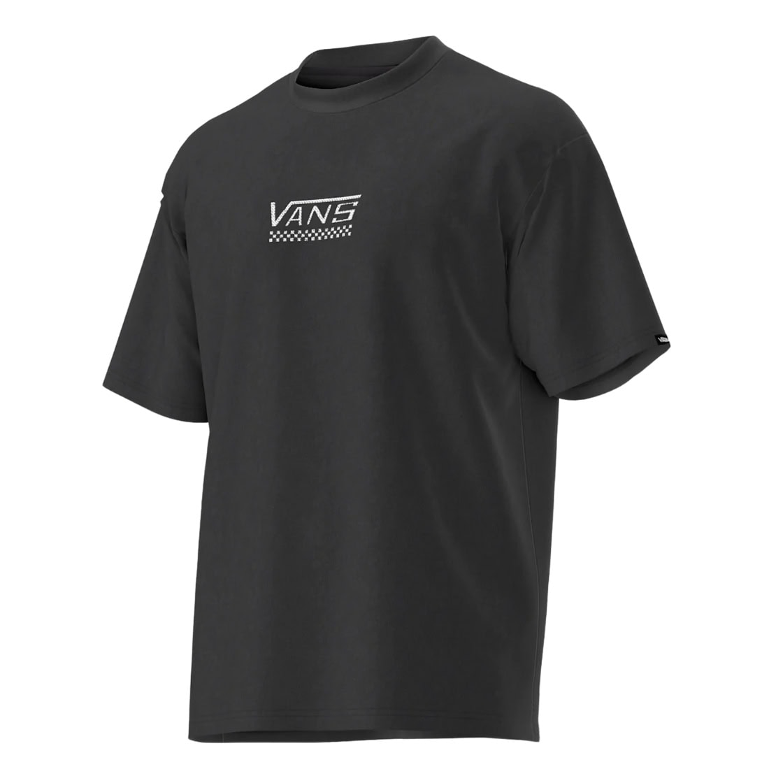 Vans V Check Loose T-Shirt - Black - Mens Graphic T-Shirt by Vans