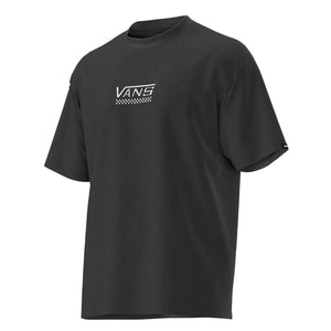 Vans V Check Loose T-Shirt - Black - Mens Graphic T-Shirt by Vans