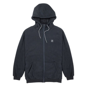 Vissla Eco-Zy Polar Zip Hoodie Fleece - Black - Mens Zip Up Hoodie by Vissla