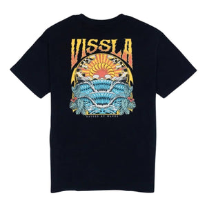 Vissla Firing Sesh Eco Tee - Phantom - Mens Graphic T-Shirt by Vissla