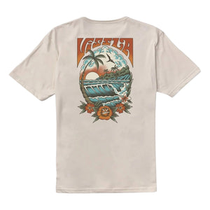 Vissla Inked Organic T-Shirt - Bone - Mens Surf Brand T-Shirt by Vissla