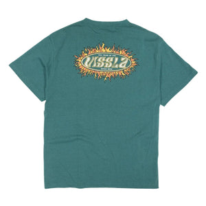 Vissla Play With Fire T-Shirt - Vintage Green - Mens Graphic T-Shirt by Vissla