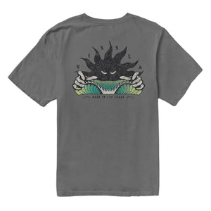 Vissla Shady Boys T-Shirt - Charcoal - Boys Surf Brand T-Shirt by Vissla