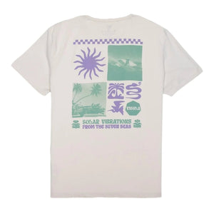 Vissla Solar Vibrations Eco Tee - Bone - Mens Graphic T-Shirt by Vissla