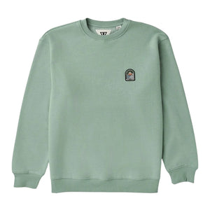 Vissla Solid Sets Eco Crew - Aloe - Mens Crew Neck Sweatshirt by Vissla