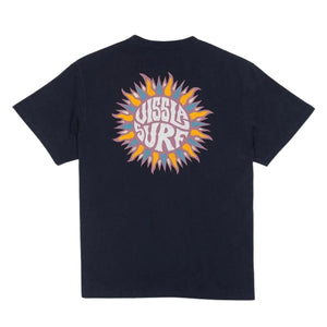 Vissla Sunflower Oversized Eco Tee - Black - Mens Graphic T-Shirt by Vissla