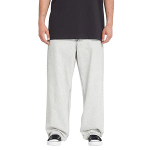 Volcom Billow Denim - Bone - Mens Relaxed/Loose Denim Jeans by Volcom