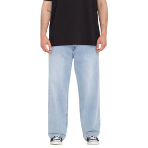 Volcom Billow Denim - Desert Dirt Indigo - Mens Relaxed/Loose Denim Jeans by Volcom