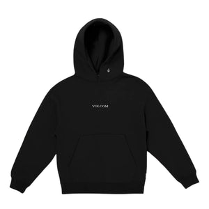 Volcom Boys Volcom Stone Pullover Kids Hood - Black - Boys Pullover Hoodie by Volcom
