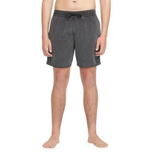 Volcom Center Trunk 17 Boardshort - Black Su25 - Mens Boardshorts by Volcom