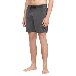 Volcom Center Trunk 17" Short - Black SP26 - Mens Boardshorts by Volcom