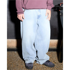 Volcom Chillow Denim - Desert Dirt Indigo - Mens Relaxed/Loose Denim Jeans by Volcom