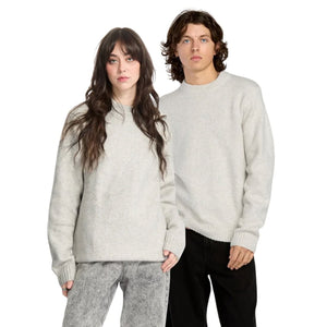 Volcom Edmonder II Sweater - Dirty White - Mens Knitwear by Volcom