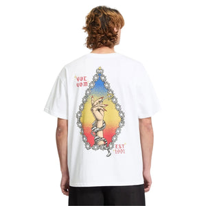 Volcom FA Daniel Shepard Unlocked T-Shirt - White - Mens Graphic T-Shirt by Volcom