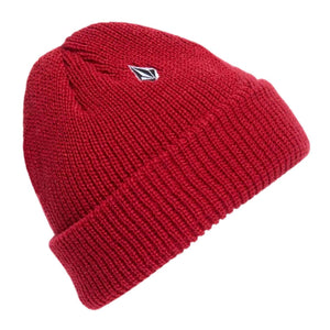 Volcom Full Stone Beanie - Lifeguard Red - Basic Beanie by Volcom
