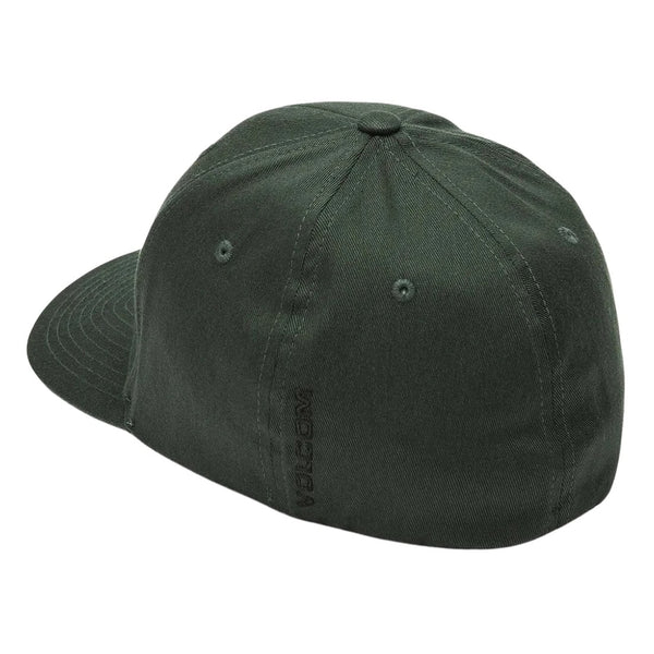 Volcom Full Stone Flexfit Hat Dark Forest Free UK Delivery