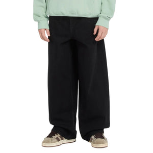 Volcom Kids Chillow Boys Denim - Black - Boys Relaxed/Loose Denim Jeans by Volcom