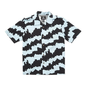 Volcom Kids Cosmic Love Boys Shortsleeve Shirt - Ice Blue - Boys Casual Shirt by Volcom