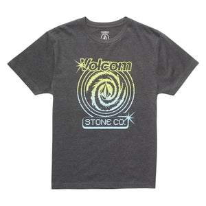 Volcom Kids Deep Trance Boys T-Shirt - Charcoal Heather - Boys Skate Brand T-Shirt by Volcom
