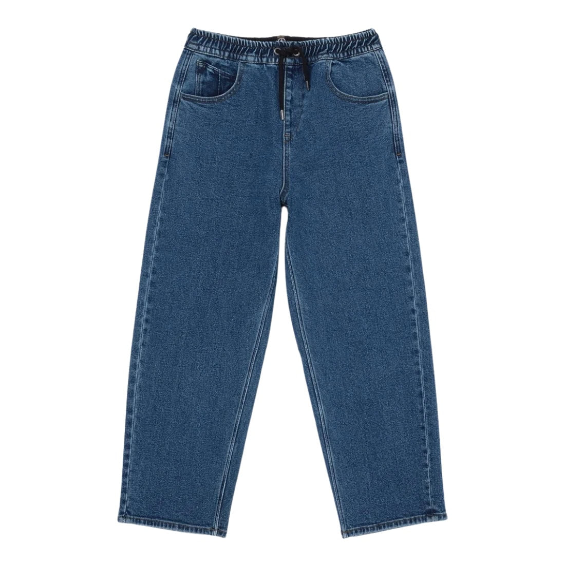 Volcom Kids Freazy Loose Boys Denim Jeans - Washed Blue - Boys Relaxed/Loose Denim Jeans by Volcom