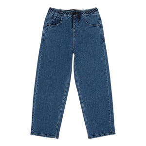 Volcom Kids Freazy Loose Boys Denim Jeans - Washed Blue - Boys Relaxed/Loose Denim Jeans by Volcom