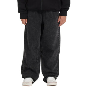 Volcom Kids Freazy Loose EW Boys Denim - Blackity Black - Boys Relaxed/Loose Denim Jeans by Volcom