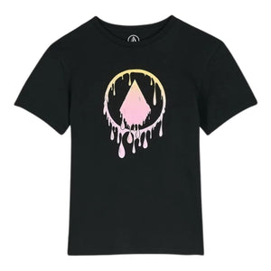 Volcom Kids Glustone Boys T-Shirt - Black - Boys Surf Brand T-Shirt by Volcom