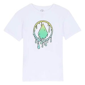 Volcom Kids Glustone Boys T-Shirt - White - Boys Skate Brand T-Shirt by Volcom