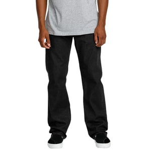 Volcom Kinkade Denim - Black Wash - Mens Relaxed/Loose Denim Jeans by Volcom