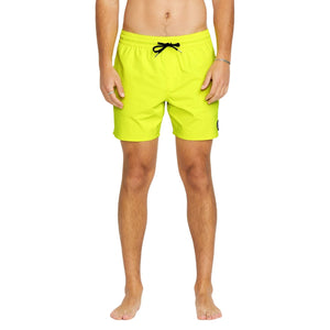 Volcom Lido Solid Trunk 16 Boardshort - Tennis Ball - Mens Boardshorts by Volcom
