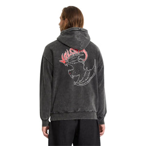 Volcom Nightwasher Pullover Hood - Light Acid Black - Mens Pullover Hoodie by Volcom