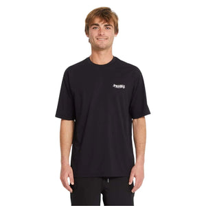 Volcom Pistol Surf Thrashguard Rash Vest - Black - Mens UV Rash Vest by Volcom