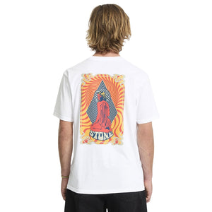 Volcom Psychback T-Shirt - White - Mens Graphic T-Shirt by Volcom